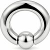 Cisyozi Cisyozi 6G 8G Titaniumm Septum Rings Captive Bead Gauges Tunnels Earrings Stretching Kit Hypoallergenic Medical Implant Septum Nose Lip Pa Ring Hoop Earring Piercing Jewelry Women Men 12Mm 14Mm 16Mm | Body Piercing Rings