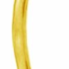 Ritastephens Ritastephens 14K Solid Gold Cone Eyebrow Ring Body Jewelry (Yellow Or White) | Body Piercing Rings