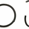 Serenity Body Jewellery 316L Surgical Stainless Steel 18G Black Huggie Hoop Sleeper Earrings 6Mm 8Mm 10Mm 12Mm Thin Small Hinged Hypoallergenic For Women Men Girls Kids Lobe Cartilage Helix | Body Piercing Rings