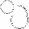 VOJO Vojo 2Pcs Septum Hoop Daith Piercing Jewelry G23 Titanium For Nose Helix Conch Tragus Sensitive Ears 16/18G Rook Lip Hoop Ring | Body Piercing Rings