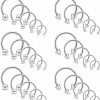 Vsnnsns Vsnnsns 14G 16G 20G Horseshoe Rings Surgical Steel Nose Septum Rings Piercing Jewelry Cartilage Helix Tragus Earring Hoop Eyebrow Piercing Lip Rings For Women Men 6Mm 8Mm 10Mm 12Mm 14Mm 16Mm 30Pcs | Body Piercing Rings