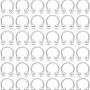 Ftovosyo Ftovosyo Septum Ring 14G 36Pcs Surgical Steel Tragus Earrings Hoop Horseshoe Lip Rings Helix Cartilage Conch Hoop Earring Piercing Jewelry For Women Men 8Mm 10Mm 12Mm 14Mm | Body Piercing Rings