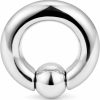 Yaalozei Yaalozei 10G 8G 6G 4G 2G 0G 00G Large Septum Rings Gauges Earrings Hoops 316L Surgical Steel Spring Action Captive Bead Pa Ring Cbr Septum Nose Rings Piercing Jewelry For Women Men 12Mm 16Mm | Body Piercing Rings