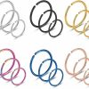 Xanowan Xanowan Stainless Steel Hoop Nose Ring Cartilage Ring Set 6 Color Set For Men And Women | Body Piercing Rings