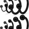 SCERRING Scerring 4 Pairs 20G 16G 14G 12G Stainless Steel Nose Horseshoe Hoop Rings Eyebrow Lip Ear Tragus Cartilage Daith Septum Nipple Belly Pa Retainer Piercing Jewelry 10-16Mm | Body Piercing Rings