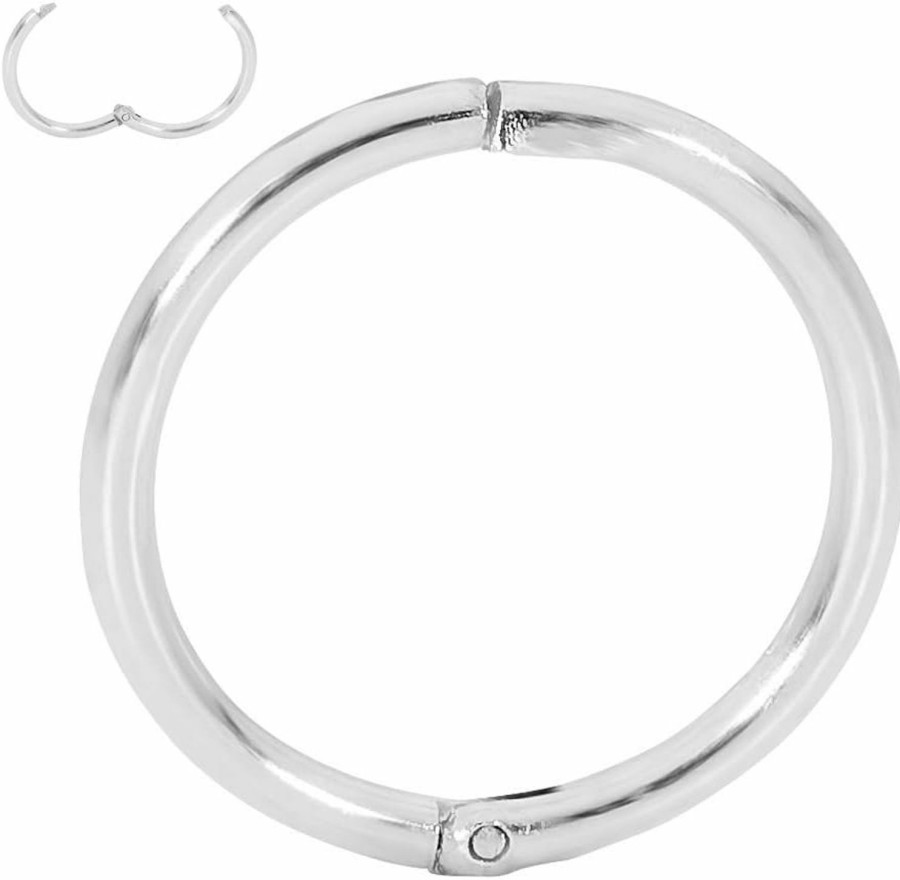 365 Sleepers 365 Sleepers Sterling Silver Hinged Uni Sleeper Earrings Nose Hoop Segment Ring Hand Made In Australia Nickel Free Hypoallergenic 8Mm - 14Mm | Body Piercing Rings