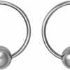 Forbidden Body Jewelry 14G-20G Every-Day Solid Titanium Captive Bead Ring Body Piercing Hoops, Nickel Free & Hypoallergenic | Body Piercing Rings