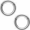 Ocptiy Ocptiy 8G 6G 4G 2G Titaniumm Hinged Septum Rings Clicker Medical Implant Grade Ear Gauges Hoop Earrings Stretching Kit Hypoallergenic Thick Septum Nose Ring Piercing Jewelry Women Men 14Mm 16Mm 19Mm | Body Piercing Rings