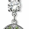 Pierced Owl 14Ga 316L Stainless Steel Cz Crystal Pink Cherries Dangling Belly Button Ring | Body Piercing Rings