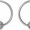 Forbidden Body Jewelry Forbidden Body Jewelry Stainless Steel Captive Bead Ring, Captive Bead Ball, Captive Hoop Cartilage, 14G-20G Every-Day Surgical Steel Captive Bead Ring Body Piercing Hoops | Body Piercing Rings