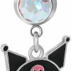 Hello Kitty Hello Kitty Kuromi Belly Button Ring 14G Stainless Steel Kawaii Belly Button Piercing Jewelry, Sanrio Official License | Body Piercing Rings