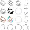 Jenxnjsjo Jenxnjsjo Nose Rings Nose Piercings Nose Rings Hoops Nose Rings For Women Nose Piercing Jewelry Hoop Nose Ring Nose Hoops Nose Ring Nose Piercing Surgical Steel Nose Ring Hoop Nose Rings For Women | Body Piercing Rings