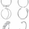 Leiainely Leiainely Nose Rings Nose Piercings Nose Rings Hoops Nose Rings For Women Nose Piercing Jewelry Hoop Nose Ring Nose Hoops Nose Piercing Surgical Steel Nose Ring Hoop Nose Rings For Women Nose Ring | Body Piercing Rings