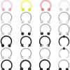 Tvalccoy Tvalccoy Septum Rings Lip Rings Septum Jewelry Lip Rings For Women Lip Ring Daith Piercing Jewelry Snake Bite Piercing Jewelry Septum Rings 16G Lip Rings 16 Gauge Septum Ring Septum Piercing Septum | Body Piercing Rings