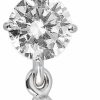 AVORA Avora 10K Gold Simulated Diamond Cz Dangling Fancy Drop Belly Button Ring Body Jewelry (14 Gauge) | Body Piercing Rings