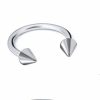 Ovxznts Ovxznts 20G/18G/16G G23 Titanium Internally Threaded Nose Septum Horseshoe Hoop Earring Eyebrow Tragus Helix Daith Lip Rings Piercing Jewelry | Body Piercing Rings