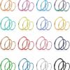 Ubjuliwa Ubjuliwa 48Pcs 20G Nose Rings Hoop For Women Men 316L Stainless Steel Helix Tragus Piercing Lip Septum Rings Cartilage Earring Hoop Piercing Jewelry | Body Piercing Rings