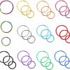 Yolev Yolev 36Pcs 20G Nose Ring Hoop For Women Men Stainless Steel Nose Ring Hoop Nose Piercing Jewelry Stainless Steel Helix Tragus Lip Septum Ring Cartilage Earring | Body Piercing Rings