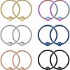 Ruifan Ruifan 12Pcs 16G 316L Surgical Steel Captive Bead Nose Tragus Lip Nipple Belly Piercing Jewelry Rings | Body Piercing Rings