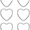 VCMART Vcmart Daith Rook Snug Tragus Piercing Earrings Stainless Steel 20G Heart-Shaped Ear Cartilage Ring Body Jewelry 3/8\"(10Mm) 5/16\"(8Mm) | Body Piercing Rings