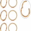 Holfeun Uni Dainty Tiny 18K Real Gold Plating Cartilage Huggie Hoop Earrings, 16G Surgical Steel Small Endless Hinged Hoops Earring For Earlobe Cartilage Helix Rook Daith Conch Nose Lip Body Piercing Jewelry | Body Piercing Rings