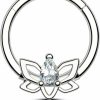 COCHARM Cocharm Dragonfly Septum Rings For Women 16G Cute Septum Piercing Jewelry 8Mm Stacked Daith Earrings 8Mm Daith Hoop Rings Daith Piercing | Body Piercing Rings