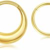 MEIZIQL Meiziql 16G Septum Rings For Women,Stainless Steel Hinged Septum Clicker Hoop,Cartilage Earrings Daith Rook Tragus Earrings Women Girls Men 8Mm10Mm | Body Piercing Rings