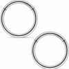 Vsnnsns Vsnnsns Hinged Segment Clicker Pa Rings Spring Action Cbr Monster Screwball Rings Septum Nose Rings 316L Surgical Steel Internally Threaded 2G 4G 6G 8G Pierced Body Jewelry For Women Men | Body Piercing Rings