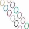 Drperfect Drperfect 12 Pcs Septum Rings 316L Stainless Steel Cartilage Hoop Earrings Hinged Segment Clicker Septum Nose Rings Hoop Helix Daith Tragus Earrings Body Piercing For Women Men 16G 18G | Body Piercing Rings