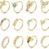 Dochais Dochais 12Pcs Nose Rings Hoop 20G Nose Rings For Women Surgical Stainless Steel Nose Piercing Dangle Nose Ring Cartilage Earring Jewelry | Body Piercing Rings