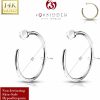 Forbidden Body Jewelry Forbidden Body Jewelry 14K Gold Nose Ring, Solid 8Mm Hoop, Non-Irritating Skin Safe Real Gold, Women And Men | Body Piercing Rings