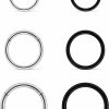 Tvalccoy Tvalccoy Septum Rings Lip Rings Septum Jewelry Lip Rings For Women Lip Ring Daith Piercing Jewelry Snake Bite Piercing Jewelry Septum Rings 16G Lip Rings 16 Gauge Septum Ring Septum Piercing Septum | Body Piercing Rings